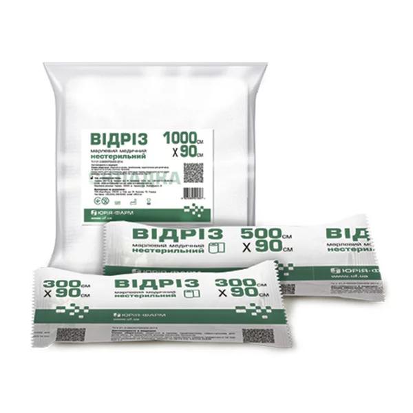 Відріз марлевий медичний нестерильний 300смх90см ТМ"ЮРІЯ-ФАРМ", рулон, тип 17